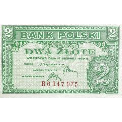 2 Zlotys WW2 Polish Government in Exile
