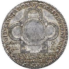 1 Ducat - Eberhard Louis Silver pattern strike, Louissburg castle chapel