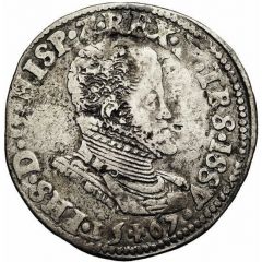 1/5 Daalder `1/5 Philipsdaalder` - Philip II bust right