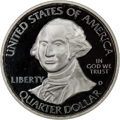 1 Ounce - `Washington Quarter` Yellowstone, Wyoming