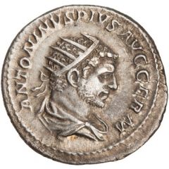 Antoninianus - Caracalla P M TR P XVIIII COS IIII P P, Jupiter