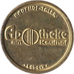 10 Kaufhof Taler - Apotheke am Kaufhof Lübeck
