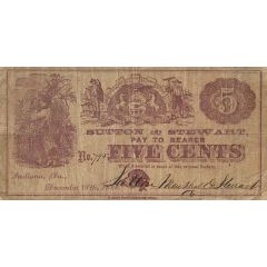 5 Cents Sutton and Stewart