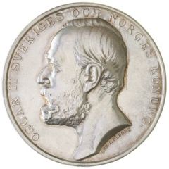 Award medal - for furthering horse breeding - Oscar II 4th portrait