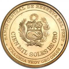 100 000 Soles de Oro Miguel Grau