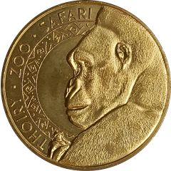 Monnaie de Paris Tourist Token - Thoiry Zoo Safari - Gorille