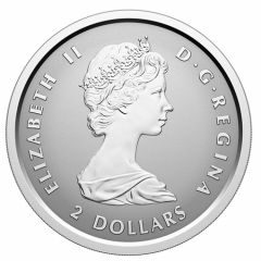 2 Dollars In the name of Elizabeth II, Silver fractional