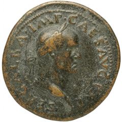Sestertius - Galba S P Q R O B CIV SER