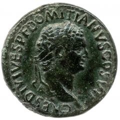 As - Domitian IMP T VESP AVG REST S C, Ceres