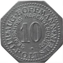 10 Pfennig - Hilpoltstein Aug. Hoffmann Gemischtes Warengeschäft