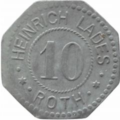 10 Pfennig - Roth Heinrich Lades