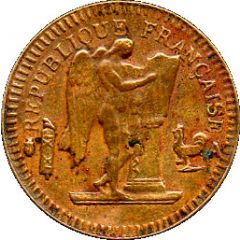 20 Francs Génie IIe république