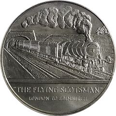 Medallion - The Flying Scotsman - Hands across the Seas