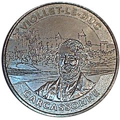 Monnaie de Paris Tourist Token - Carcassonne Viollet-le-Duc