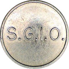 Coffee Token - S. G. I. O. Regina, Saskatchewan