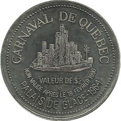 2 Carnaval Dollars - Quebec