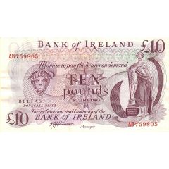 10 Pounds Bank of Ireland