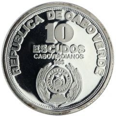 10 Escudos Independence, Silver