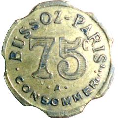 75 Centimes - Bussoz Paris