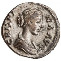 Denarius - Crispina DIS GENITALIBVS