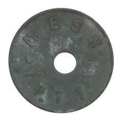 25 Centimes - Bruxelles Monnaie Mess P.T.T.