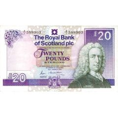 20 Pounds Royal Bank of Scotland