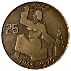 Medal - 25th Anniversary of the liberation of Czechoslovakia