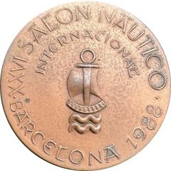 Medal - 26th international nautical exhibition in Barcelona 1988