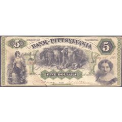 5 Dollars The Bank of Pittsylvania - Virginia