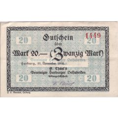 20 Mark F. Thörl`s Vereinigte Harburger Oelfabriken