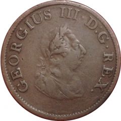1/2 Penny - George III
