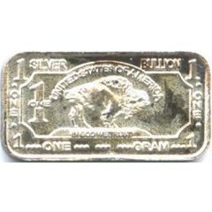 1 Gram Silver Buffalo