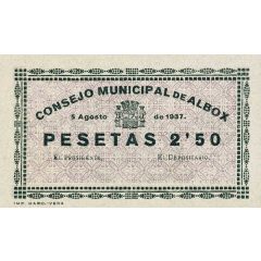 2.50 Pesetas Albox