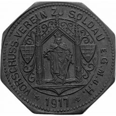 5 Pfennig - Soldau Ostpreußen Vorschussverein