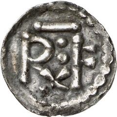 Denier - Pepin the Short in the name of Georgius