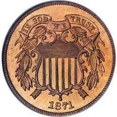 2 Cents `Union Shield`