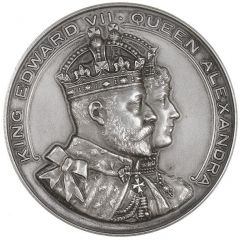 Medal - Edward VII Queen Alexandra Dock, silver