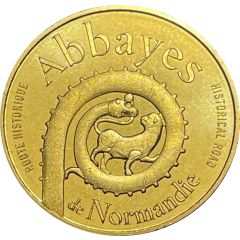 Monnaie de Paris Tourist Token - Abbayes de Normandie Route historique