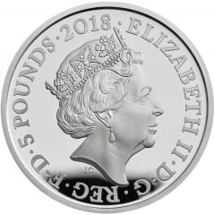 5 Pounds - Elizabeth II Prince Charles 70th Birthday, Silver Proof