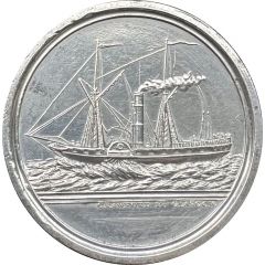 Cabin medal - Glasgow and Liverpool Steam Shipping Company
