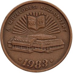 Medal - For the cultural center of Szecseny