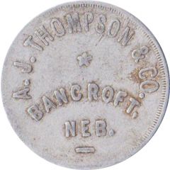 50 Cents - A. J. Thompson and Company Bancroft, Nebraska