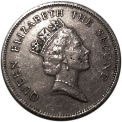 10 Cents - Elizabeth II 3rd portrait