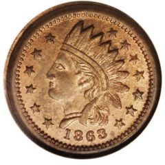 Token - United We Stand Civil War Idian Head