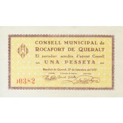 1 Peseta Rocafort de Queralt