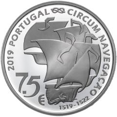 71/2 Euros 500th anniversary of Magellan circun-navigation, Proof issue