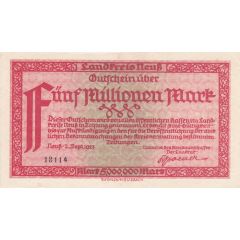 5 000 000 Mark Landkreis Neuss