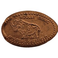 Elongated Coin - Museums Sheffield Woolly Rhino