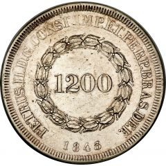 1200 Réis - Pedro II