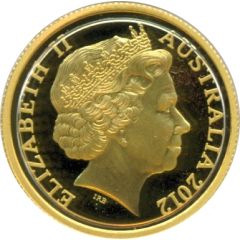 10 Dollars - Elizabeth II 4th Portrait - Wheat Sheaf Dollar - Gold Proof